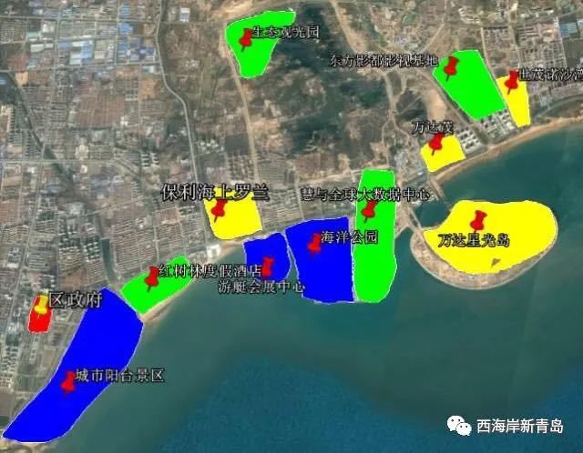 2017年张江汀书记提出了"三湾三城"战略,其中西海岸以灵山湾为依托