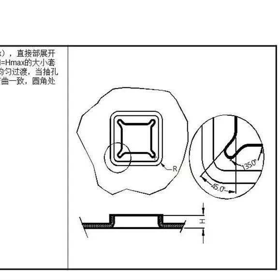 五金汽车模具展开计算设计标准