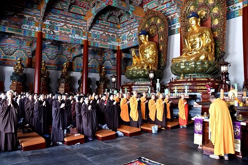 圣像装藏◇天津华盛寺文殊圣诞日圣像装藏暨《金榜