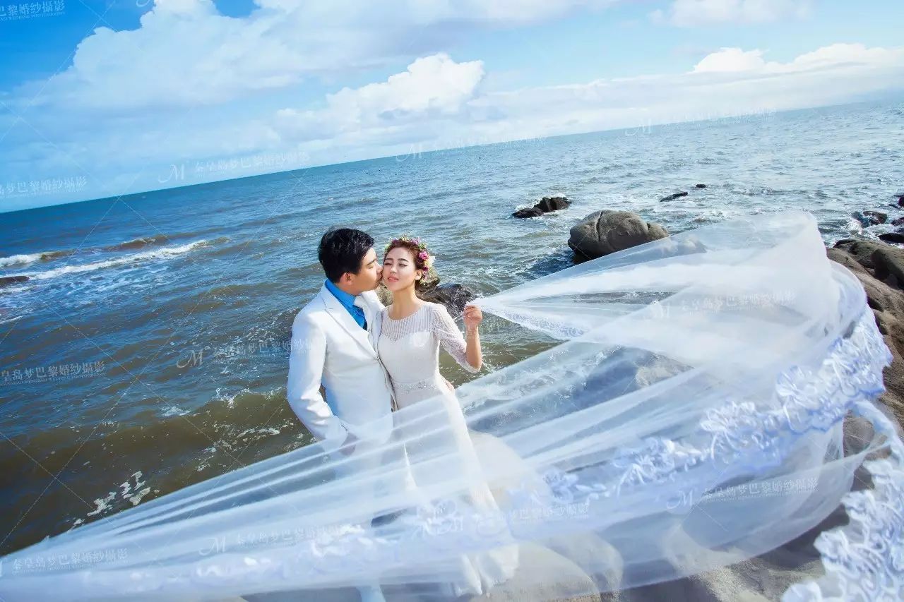这是你想象中的海边婚纱照