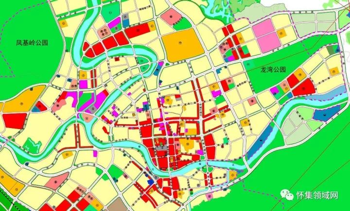 《怀集县城市总体规划(2010-2025)》(点图放大)