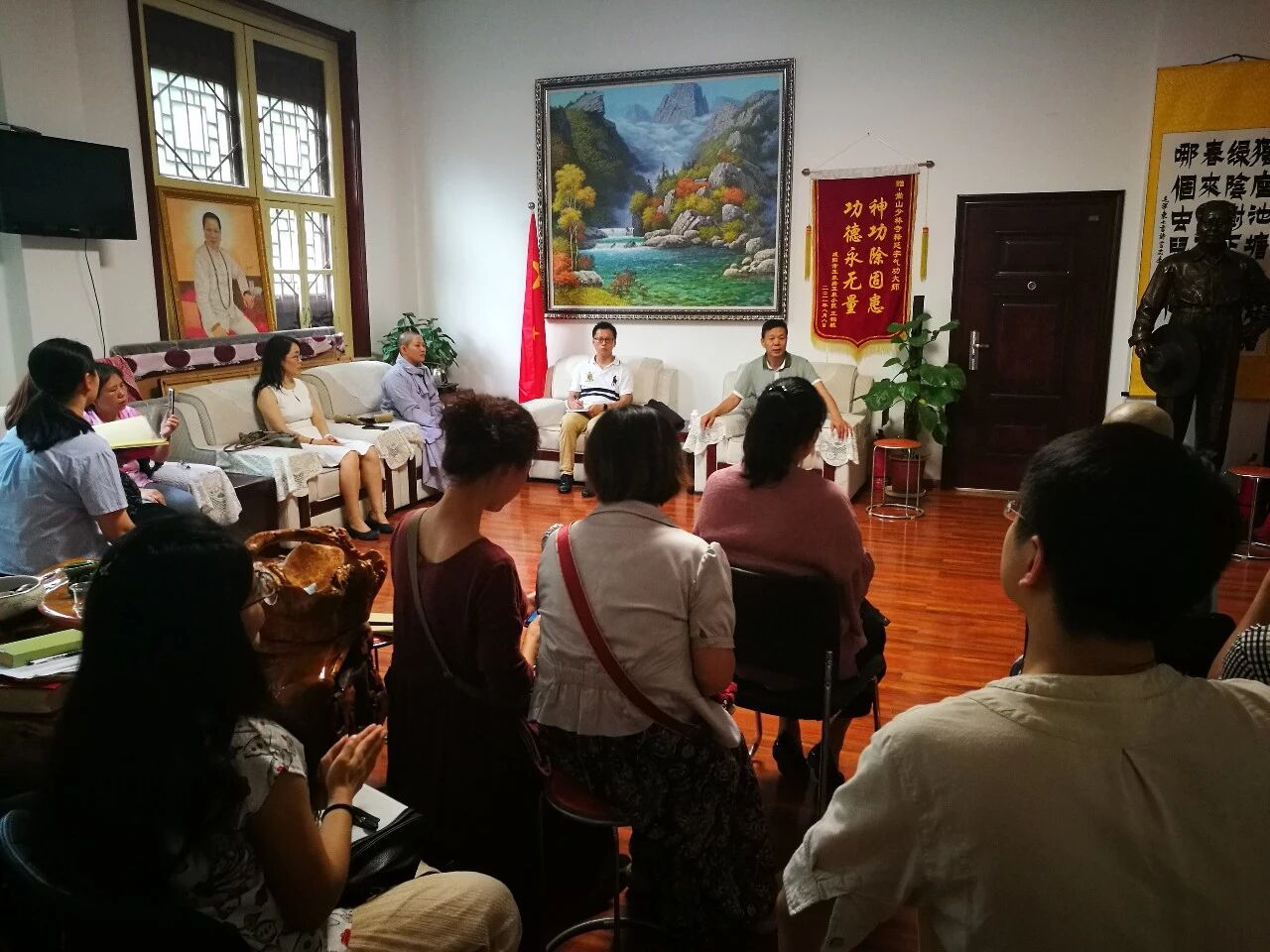玄奘研究院师生走进大兴善寺访学 玄奘研究院师生走进大兴善寺访学