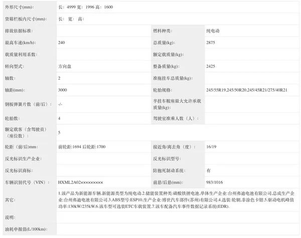 小米YU7新版本申报：磷酸铁锂四驱 拉低高配门槛