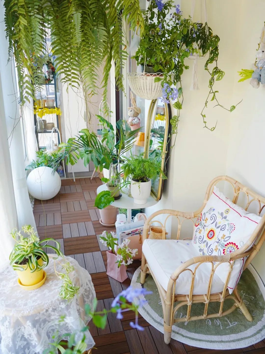 花5000块，把14㎡阳台变成一个小花园，小小的改变感受大大的幸福