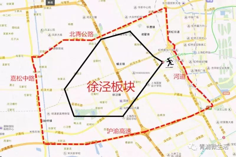 徐泾行政区域隶属青浦,位于上海西郊,距离上海市中心仅10公里.