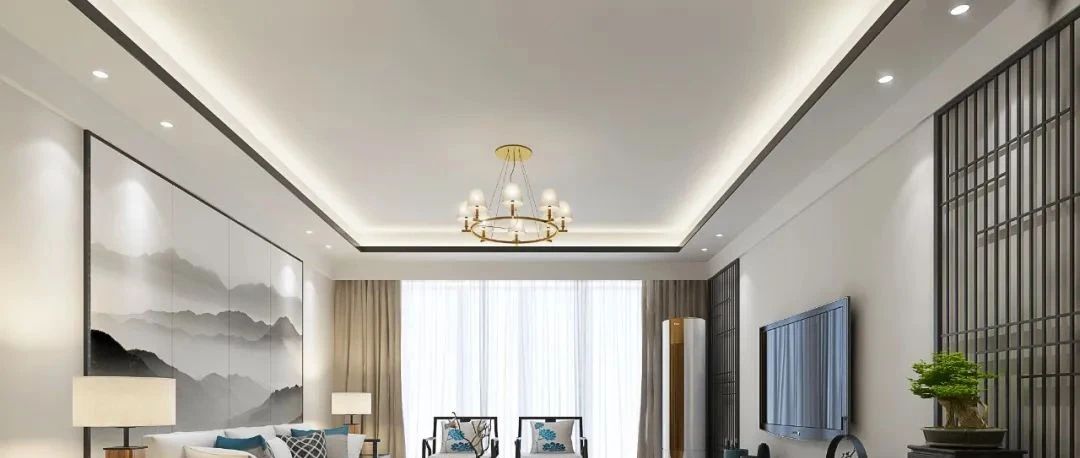 客厅与餐厅的灯具搭配，参考这9组方案，装出简约高级的美感！