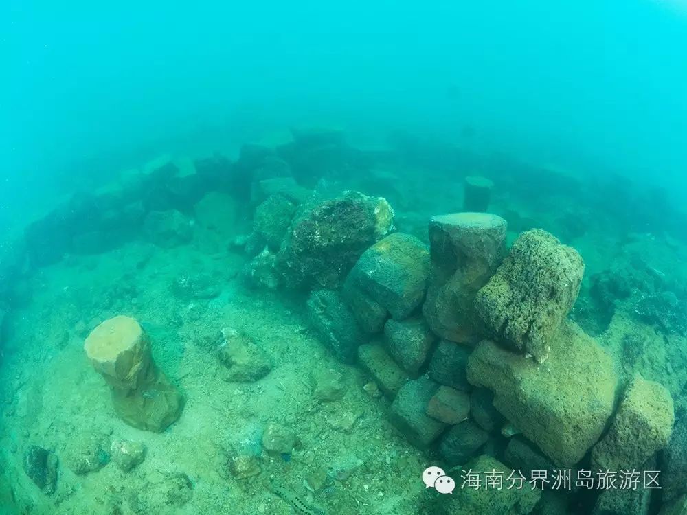 分界洲岛新潜点海底村庄再现海底龙宫探秘乐在其中