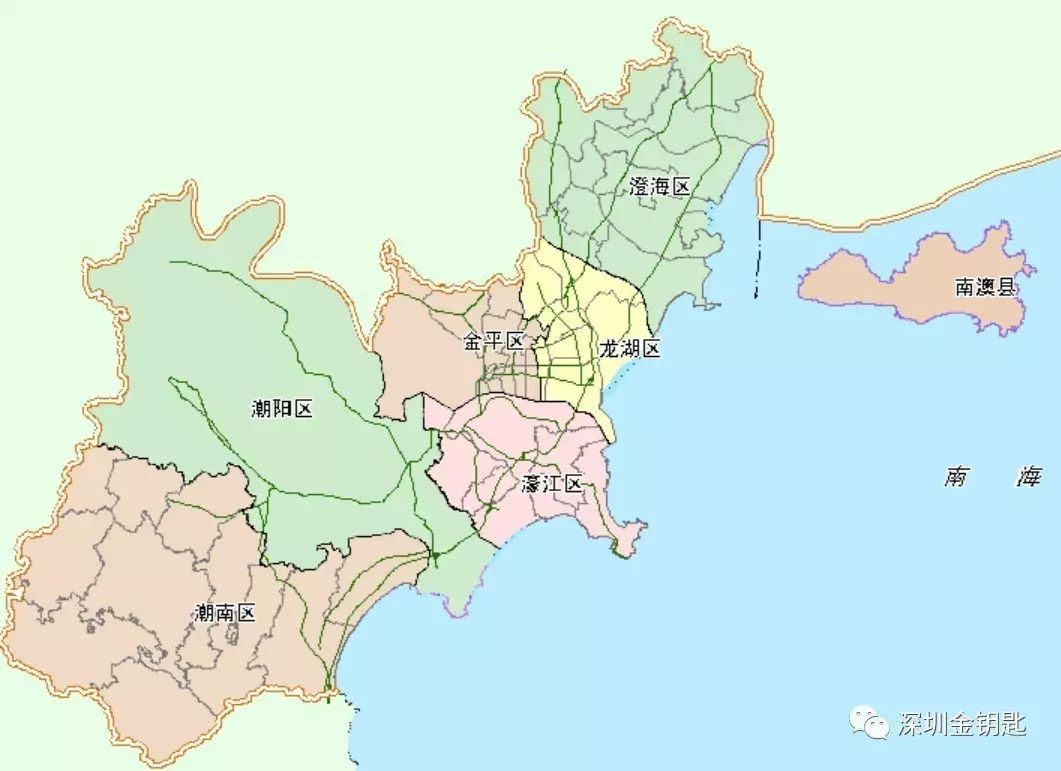 汕头市六区一县