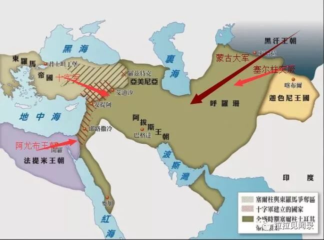 全盛时期的阿拔斯王朝 1251年,旭烈兀带领大军开始了蒙古第三次西征.图片