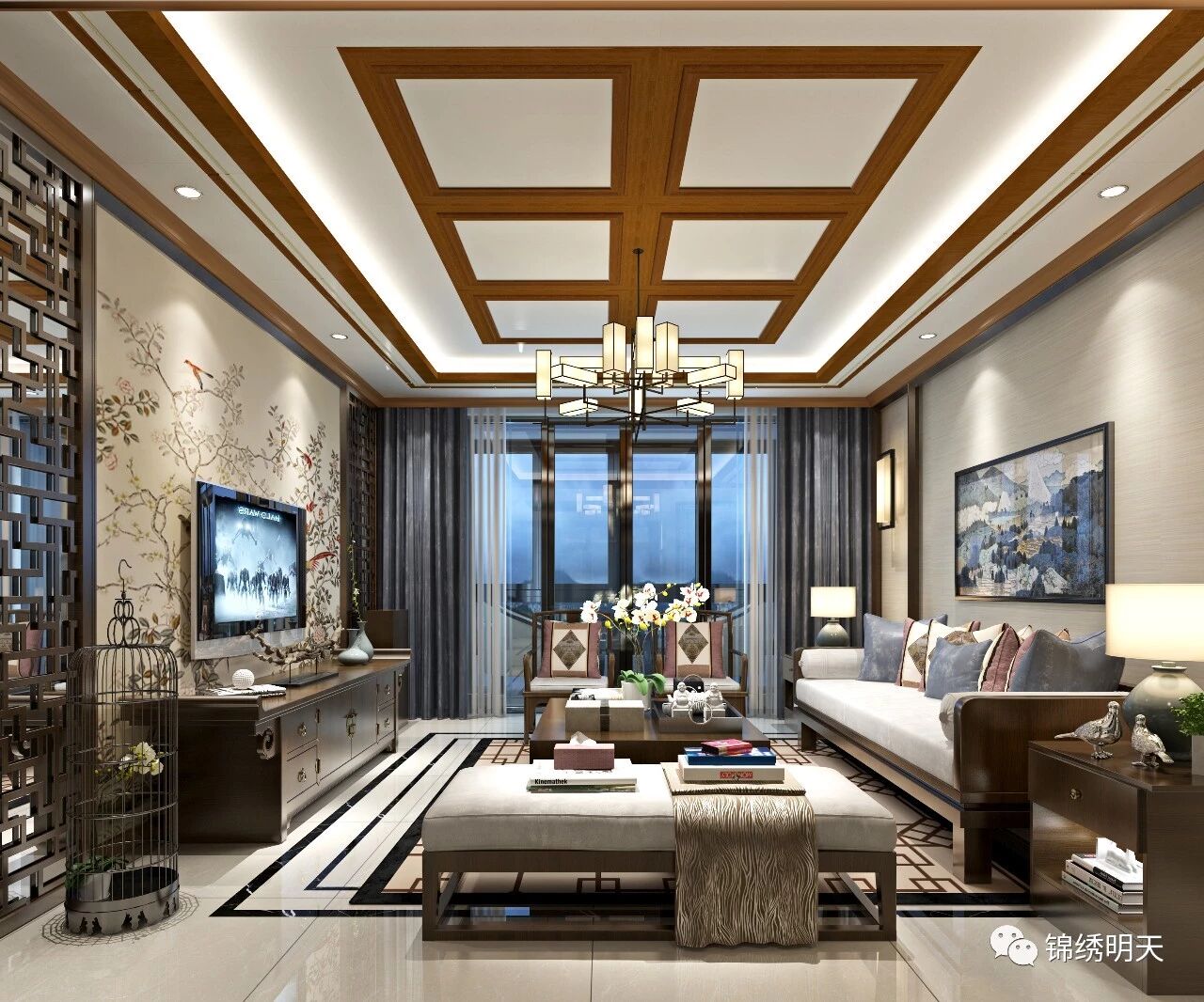 锦绣明天顶墙产品及装修效果图_5