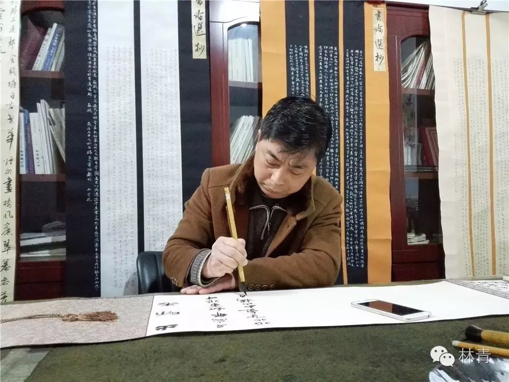 临沂庙上书法家王守乾作品欣赏