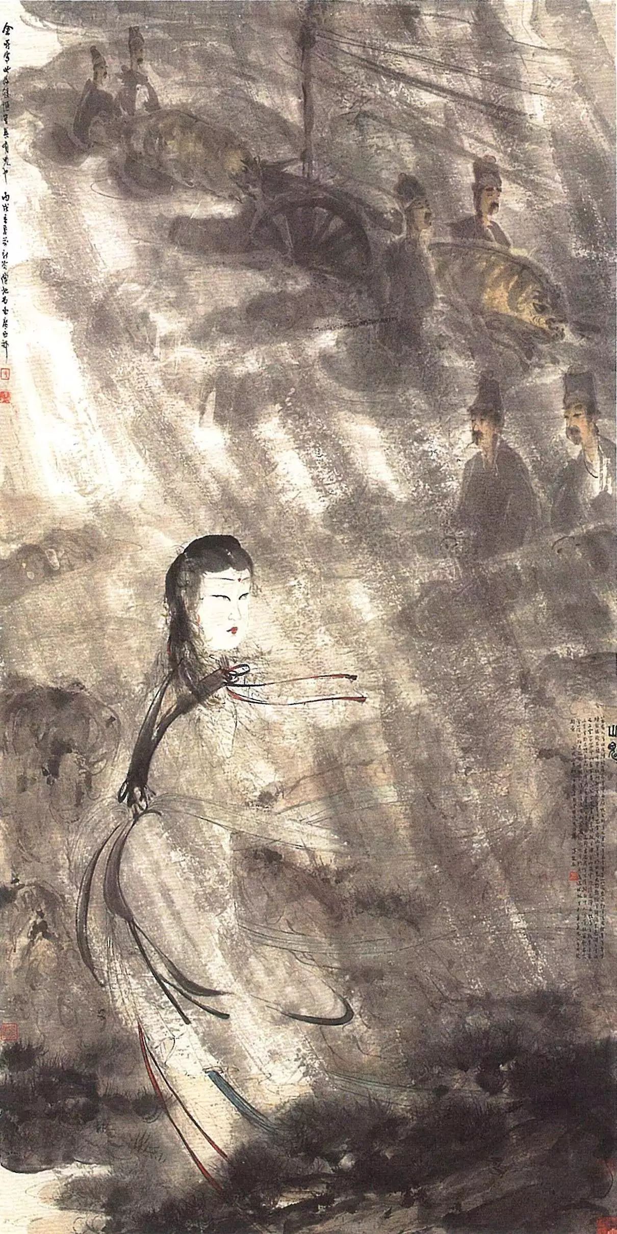 那些年我们仿过的日本画家傅抱石丰子恺陈树人都有他们的影子