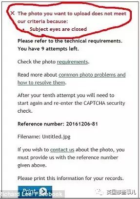 因为眼睛小他在申请护照时 遭系统无情拒绝(图)