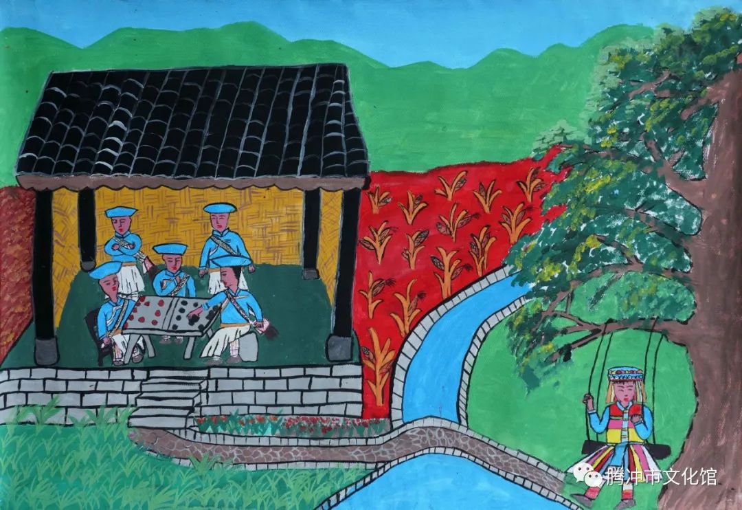腾冲市2020年农民画创作培训班学员作品网络展