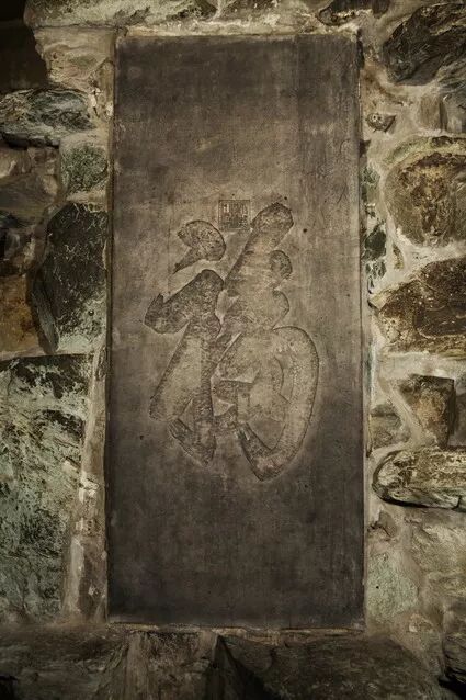 小三福賀歲銀幣的“?！弊忠怀刹蛔?，出處來自哪里？