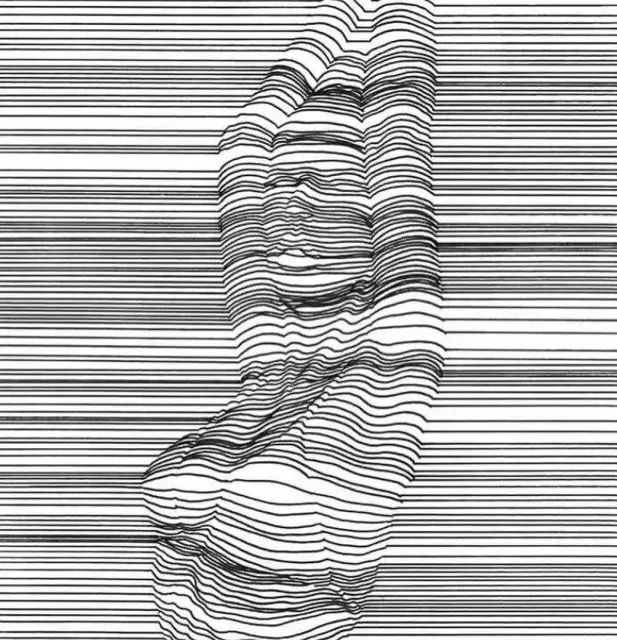 一位来自都柏林艺术家 他擅长用线条来创造的迷人的 交叉的轮廓线的
