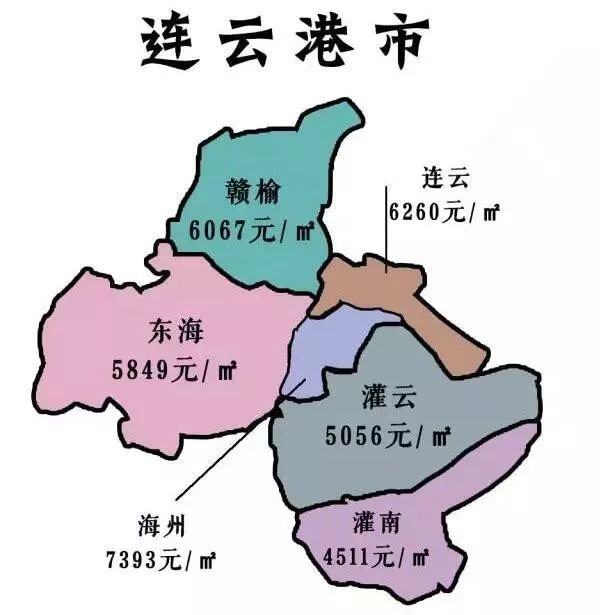 【苏g·连云港】面积:7615平方公里人口:450万人口密度:591人/平方