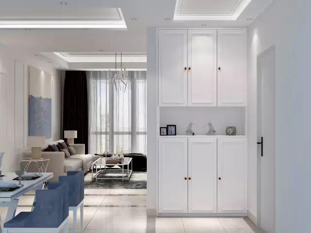 入户柜「悬空」，比多了3平米还实用！