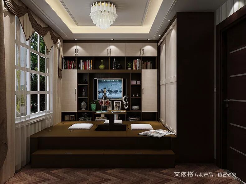 艾依格全屋定制图片 流行的推拉门衣柜效果图_10