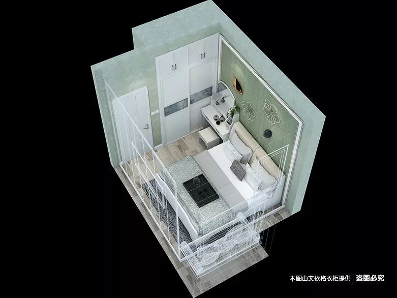 艾依格全屋定制图片 流行的推拉门衣柜效果图_7