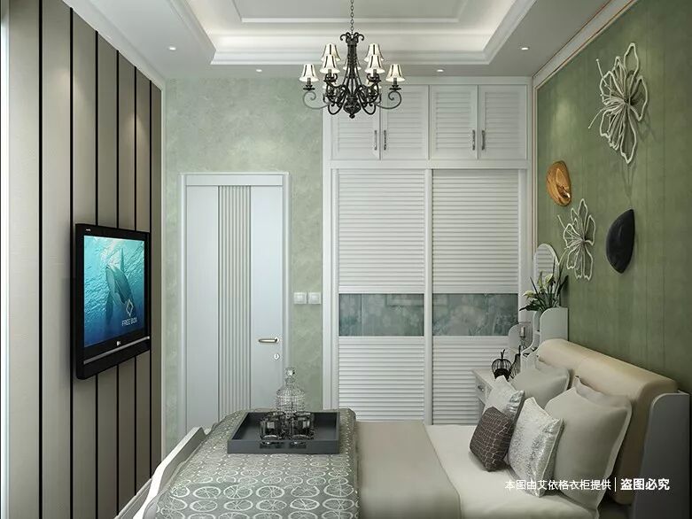 艾依格全屋定制图片 流行的推拉门衣柜效果图_9