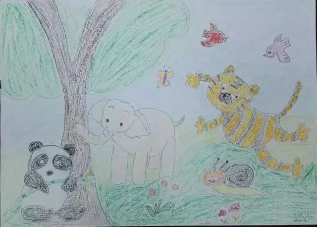 【文明动物园】第三届"文明春城·我的家"儿童绘画展在昆明动物园开展
