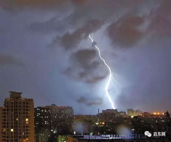 启东今晚将迎来大风,降温,大雨和雷电