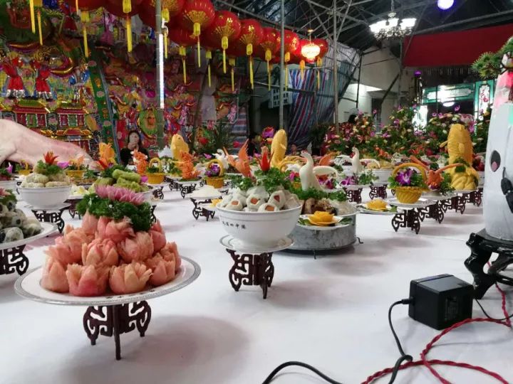 【潮汕民俗】丁酉年濠江区珠浦村民俗活动拜圆年之"赛桌席"