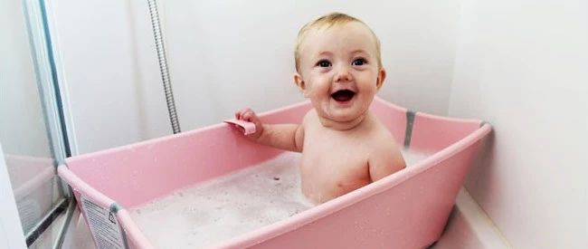 开团丨孕妈必囤、超级实用的宝宝洗澡神器: 张柏芝、张梓琳、范范家中萌娃也在用的Stokke Flexi Bath 折叠浴盆!