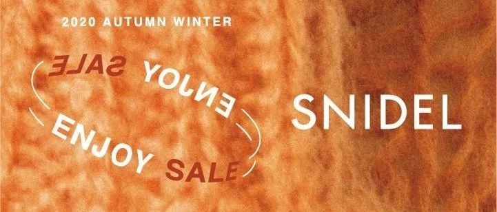 SNIDEL 2020 AUTUMN/WINTER SALE