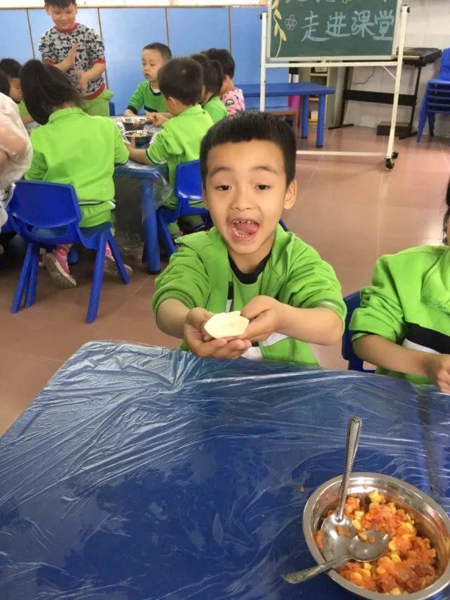 "我们来做班级"桃村幼儿园大美食美食助教v班级高瀚宇晗鹿家长图片