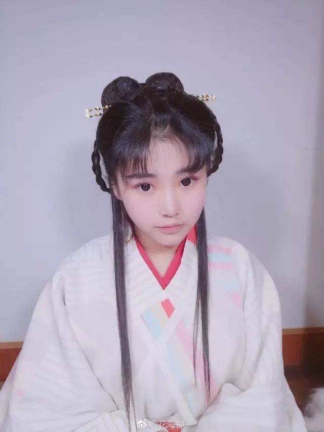 【汉服发型】又一款仙仙级别的发型,汉服简易发型教程