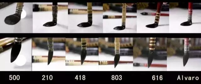 全球顶级松鼠毛水彩笔对比测评细解