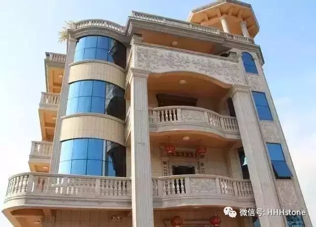 农村自建石材别墅,秒杀城里住宅!