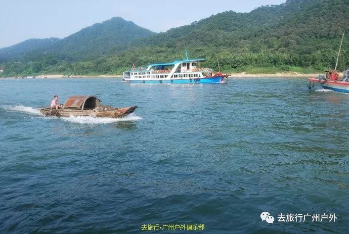 27日清远龙腾峡玻璃栈道漂流 水上乐园 船游清远北江飞来峡,游