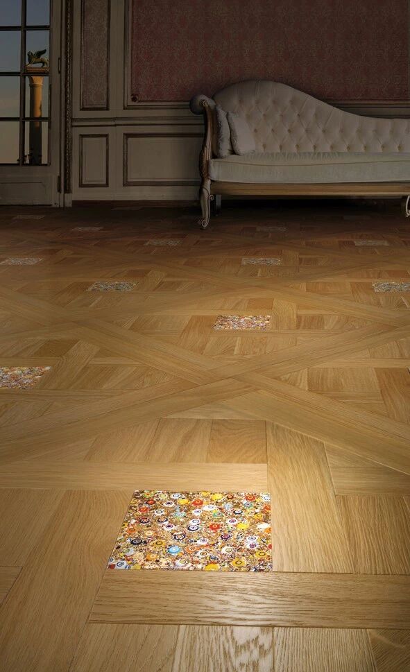 得高地板 方形拼花系列地板效果图片_2