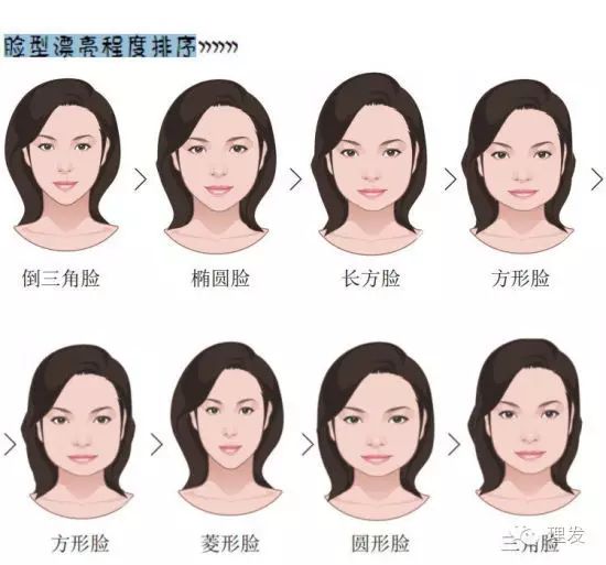 脸型分类图大全_教你如何分辨脸型
