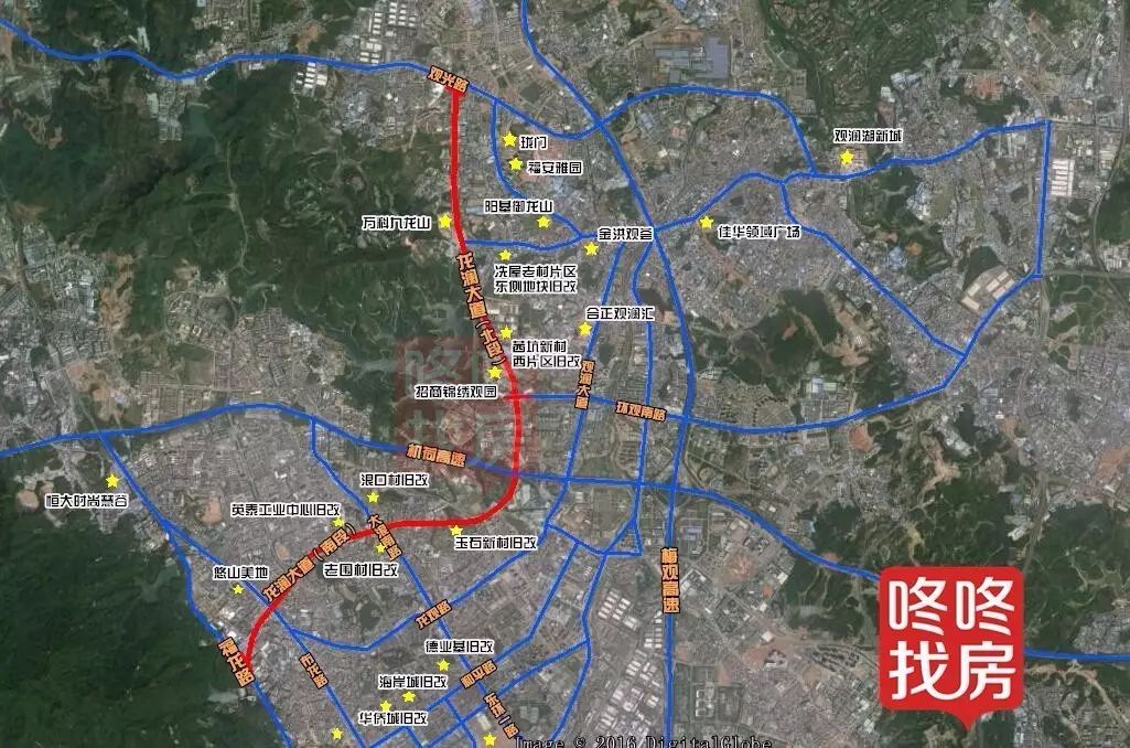 梅观高速公路由政府回购后已经免费通行,且同步启动了市政化改造的