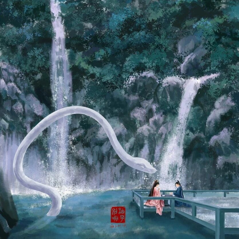 一人一蛇结善缘，三十年后再相聚，共赴蓬莱仙山修炼！