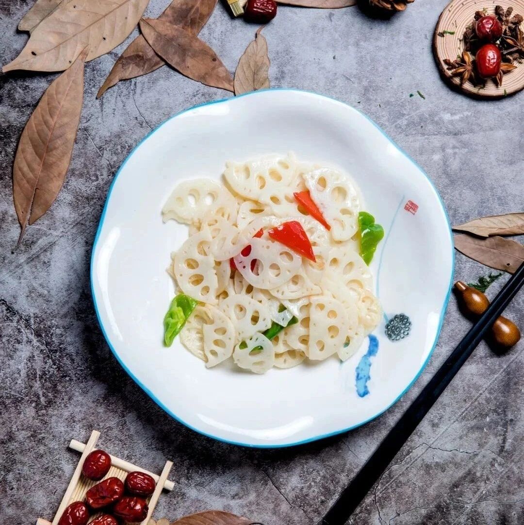 酸甜脆爽的醋溜藕片，增食欲促消化