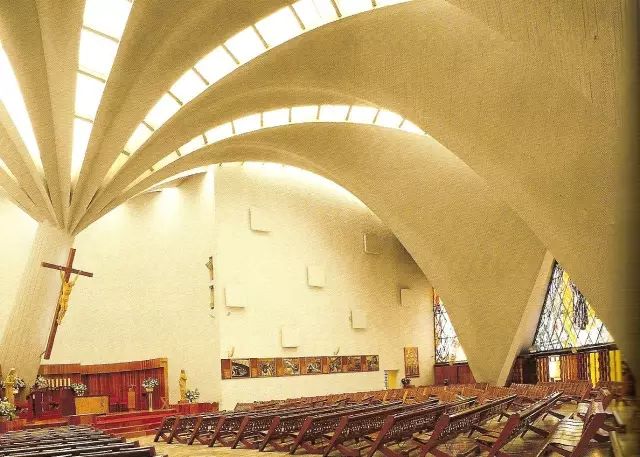 双曲抛物面屋面板 墨西哥体育场( sports palace in mexico /1968)