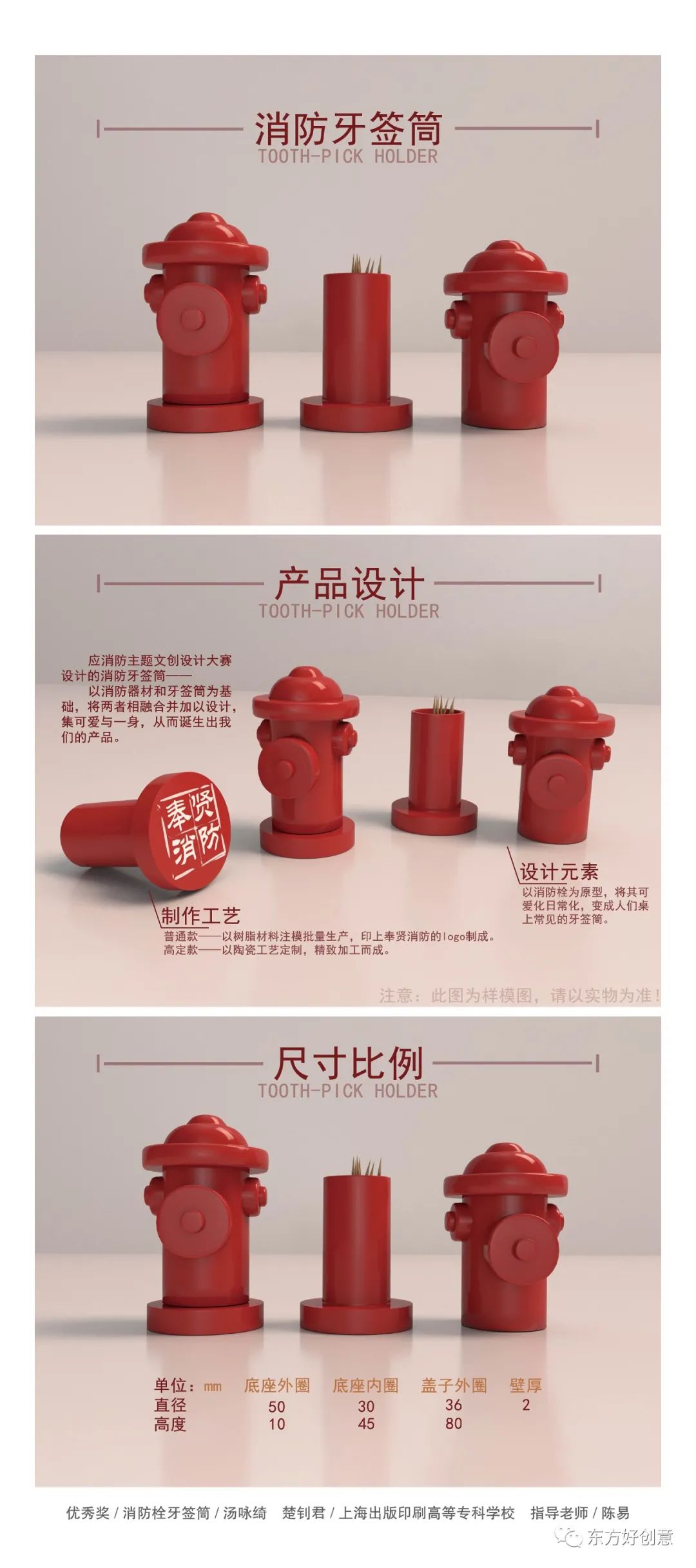 第一届东方创意之星设计大赛获奖作品选9119消防主题文创设计专项赛