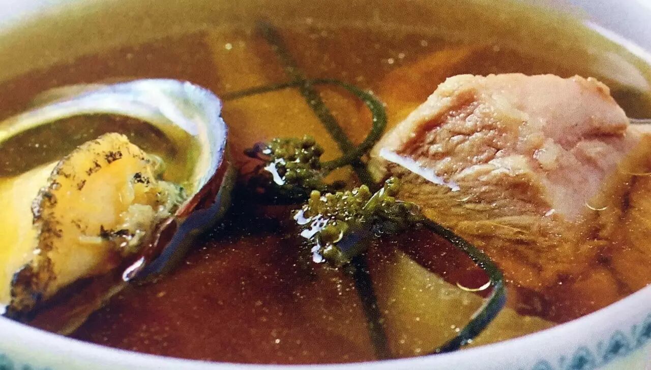 宜孕妇产后补血,忌月经、怀孕、感冒饮用:三七花玉竹炖鲜台鲍汤丨广东老火汤-怀孕期