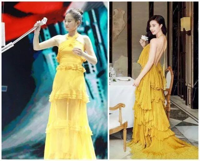 陈乔恩撞衫范冰冰4次都输了,网友:都快40岁了,别再扮嫩了!