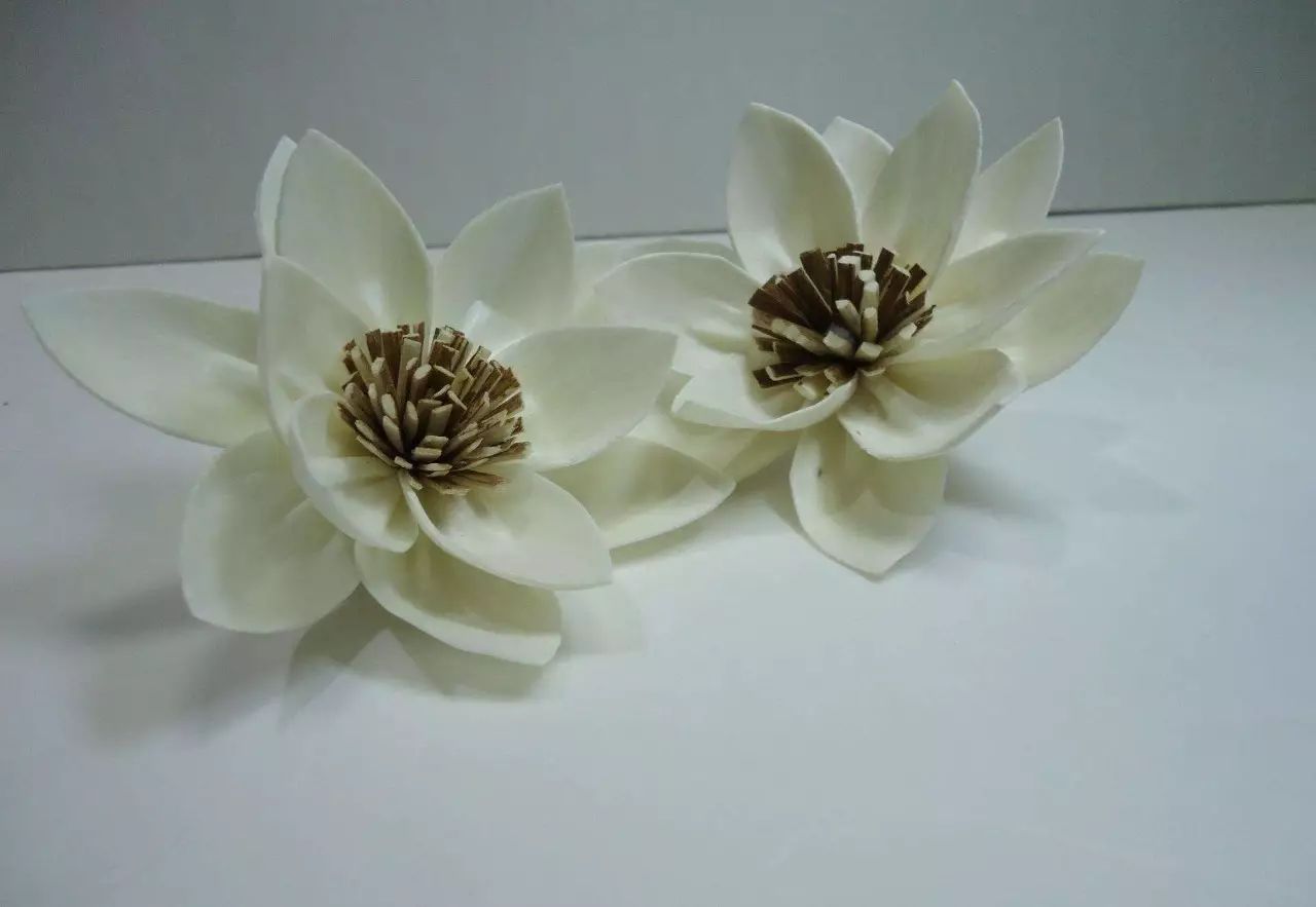 节哪里枝杆茂密, 花这边要染色自然浓抹相宜, 那边又要制作得富有层次