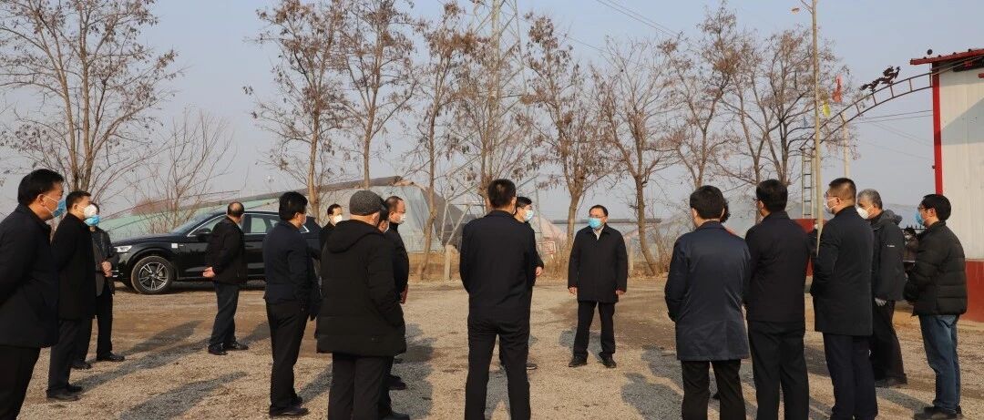 市委副书记李永光到田柳镇召开水利工程复工调度会