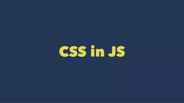CSS in JS 简介
