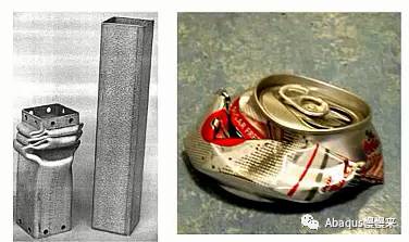 薄壳圆柱屈曲分析的图2