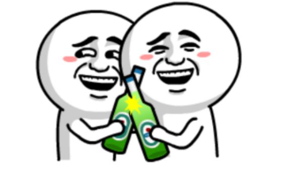 为我们美滋滋的本部二饭宵夜,干杯!