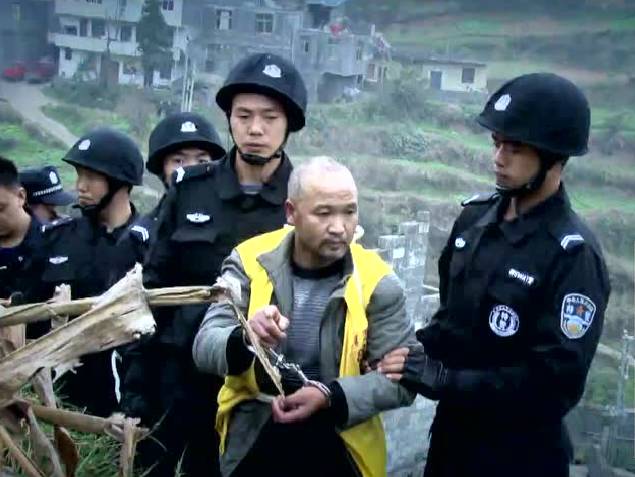 凶手指认现场